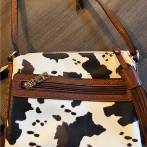 Jen & Co Cow Print Handbag